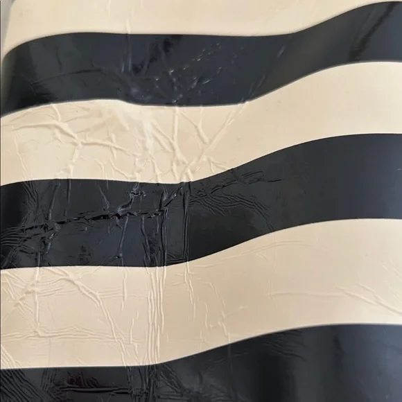 Kate Spade black and Cream Striped large Tote - Picture 7 of 16